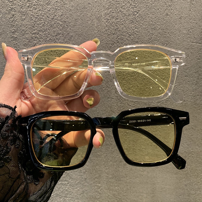 Kính Mát Thời Trang Nam Nữ Phong Cách VintageKính Mát Hình Chữ Nhật Unisex