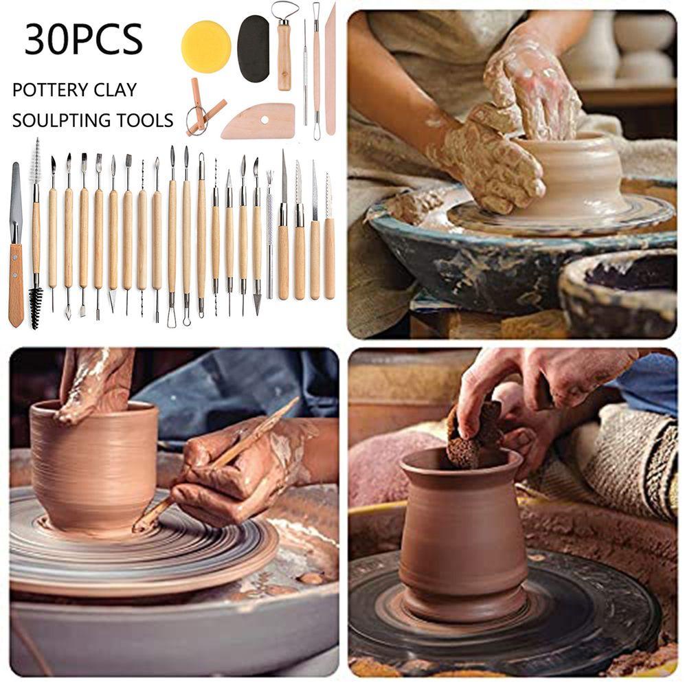 Set 1 / 30 Dụng Cụ Điêu Khắc Đất Sét Mềm Mại