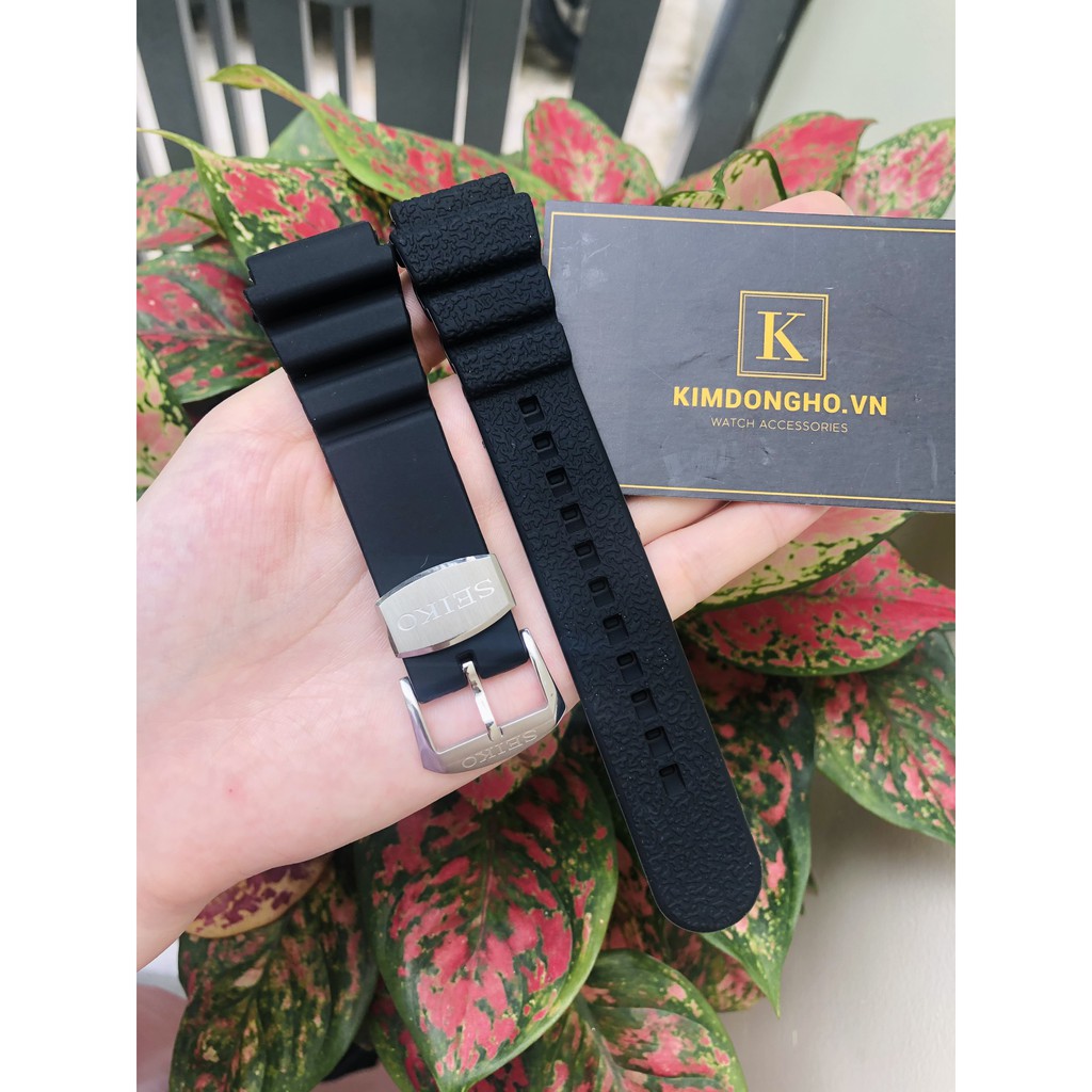 MẪU MỚI GIÁ CỰC SỐC Dây Đồng Hồ cao su Seiko Chống Nước Thay Thế Cho Đồng Hồ Seiko Diver 's Watch case 42 size dây 22mm