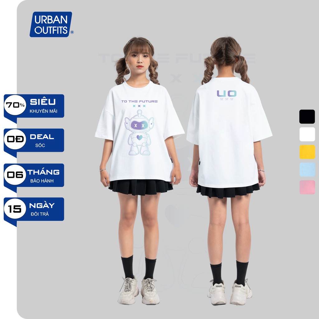 Áo Thun Tay Lỡ Nam Nữ Form Rộng URBAN OUTFITS In To The Future ATO29 Cotton 4 Chiều Local Brand | WebRaoVat - webraovat.net.vn