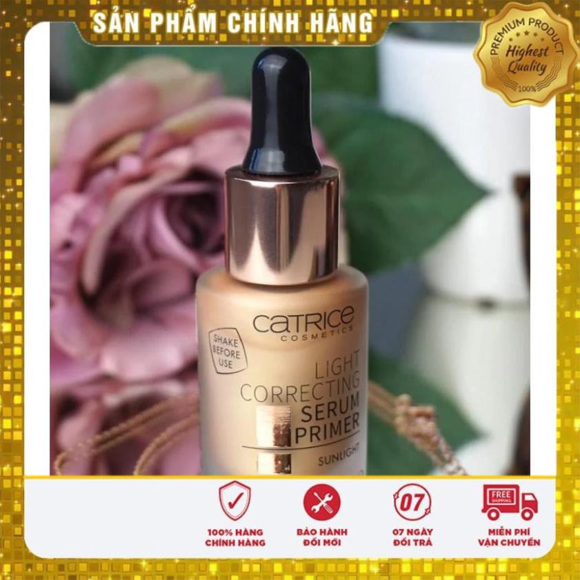 Kem lót bắt sáng CATRICE Light Correcting Serum Primer