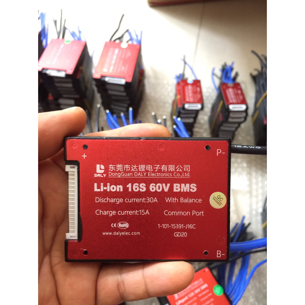 Mạch bảo vệ pin lithium Li ion 16S 60V 20A 30A 40A