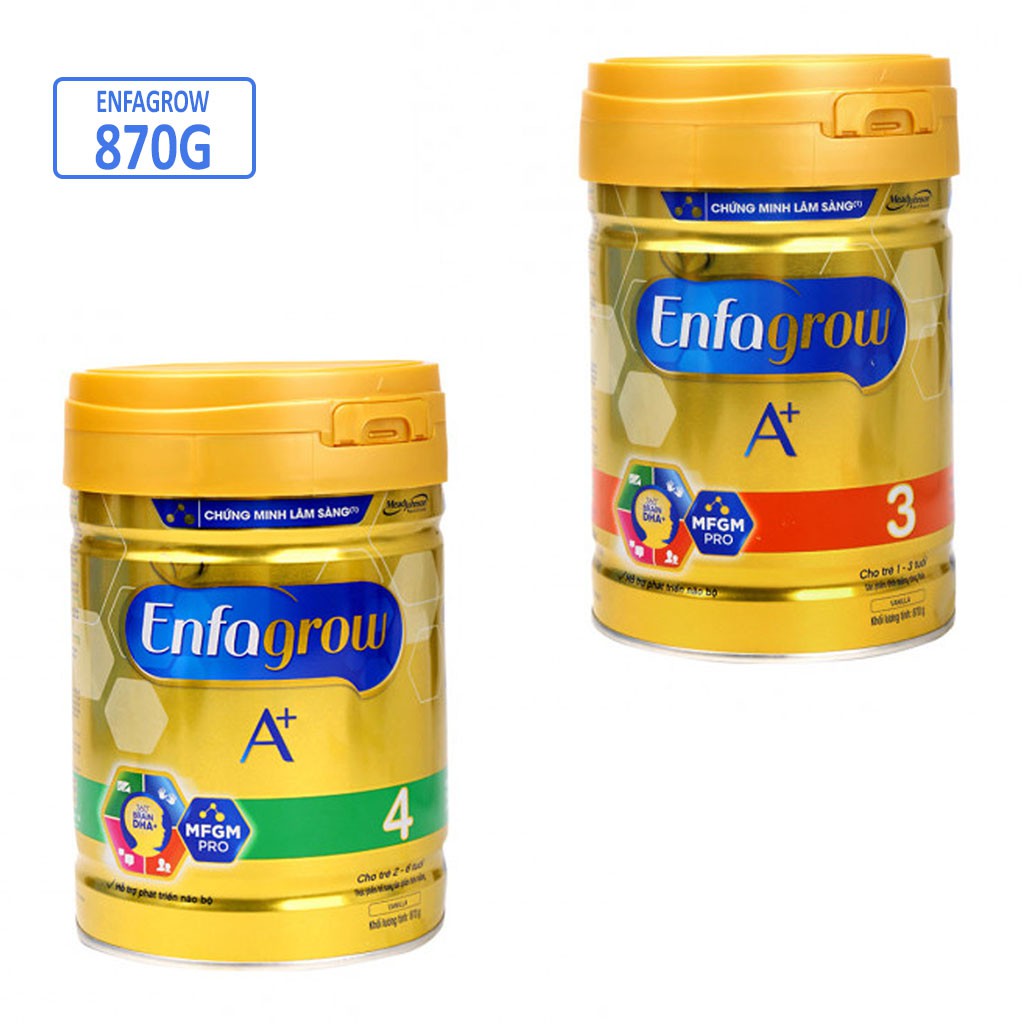Sữa Bột Mead Johnson Enfagrow A+ Brain DHA+ và MFGM Pro Hộp 830g Số 3/4