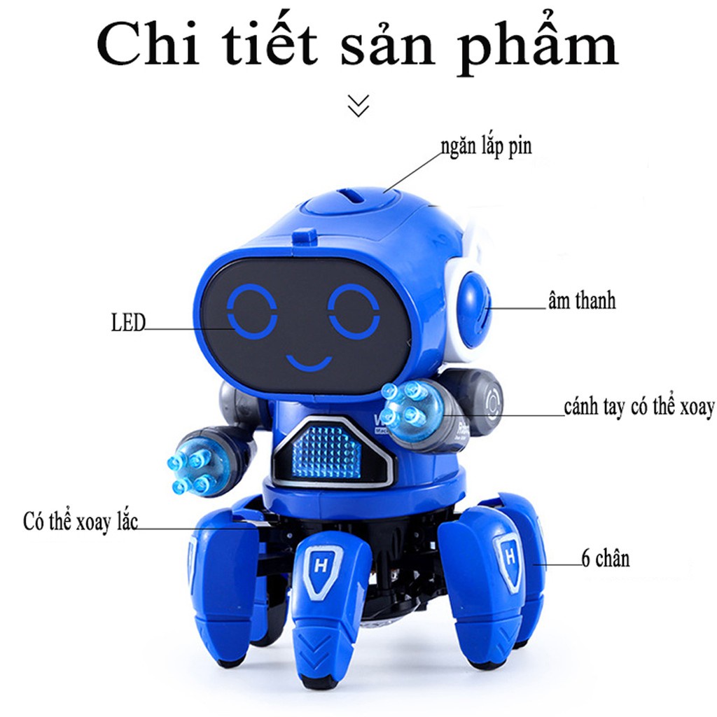 ROBOT Đồ Chơi Nhảy Múa Theo Nhạc, Đồ chơi trẻ em, Robot phát nhạc