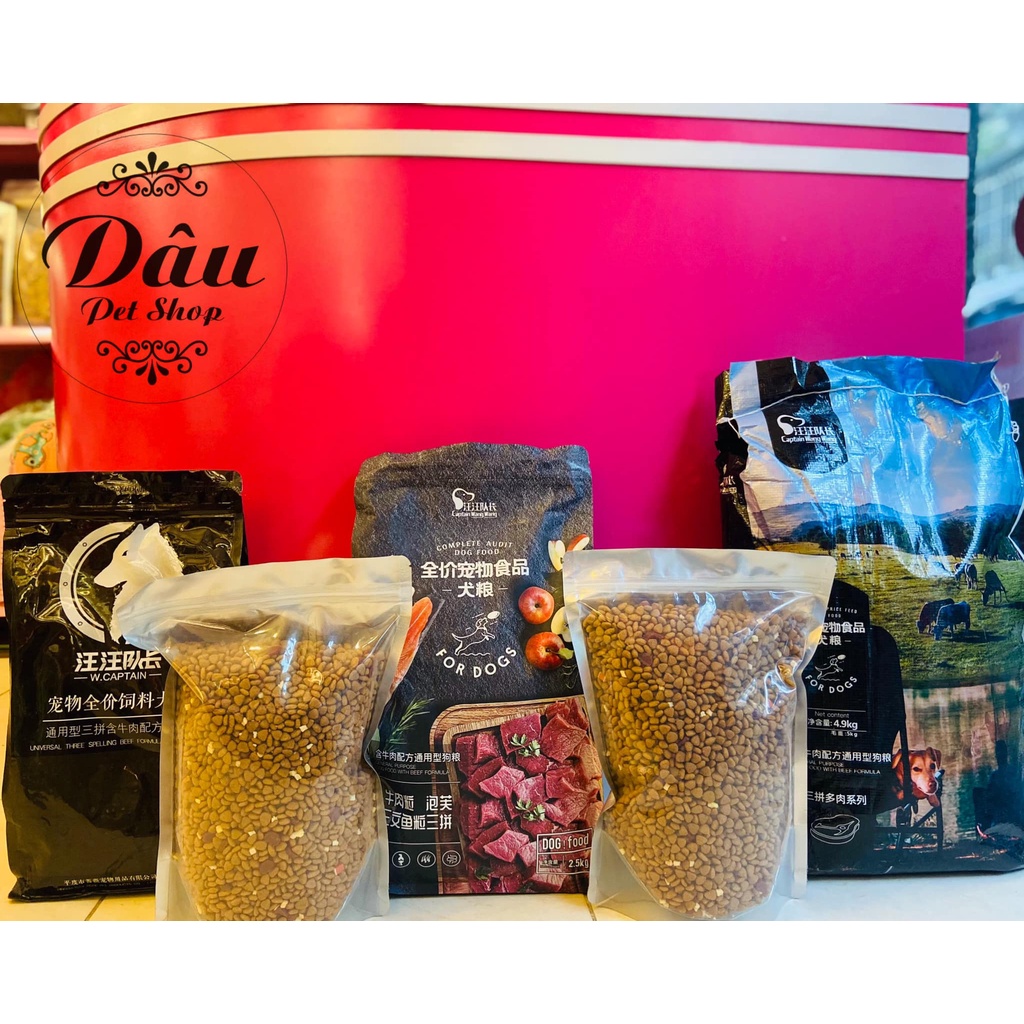 Hạt Captain bò phomai cá hồi date xa dành cho thú cưng