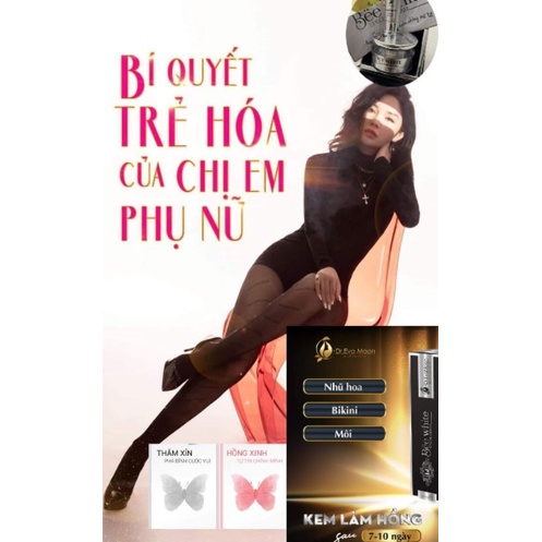 Làm Hồng nhũ hoa, hồng vùng kín, hồng Môi BeeWhite