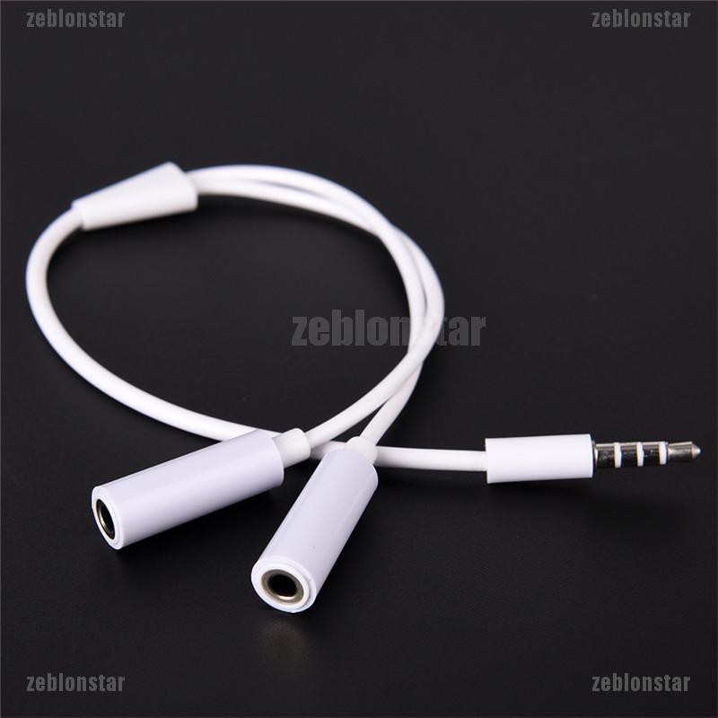 ❤Dây cáp chia âm stereo cho tai nghe có giắc cắm 3.5mm▲▲