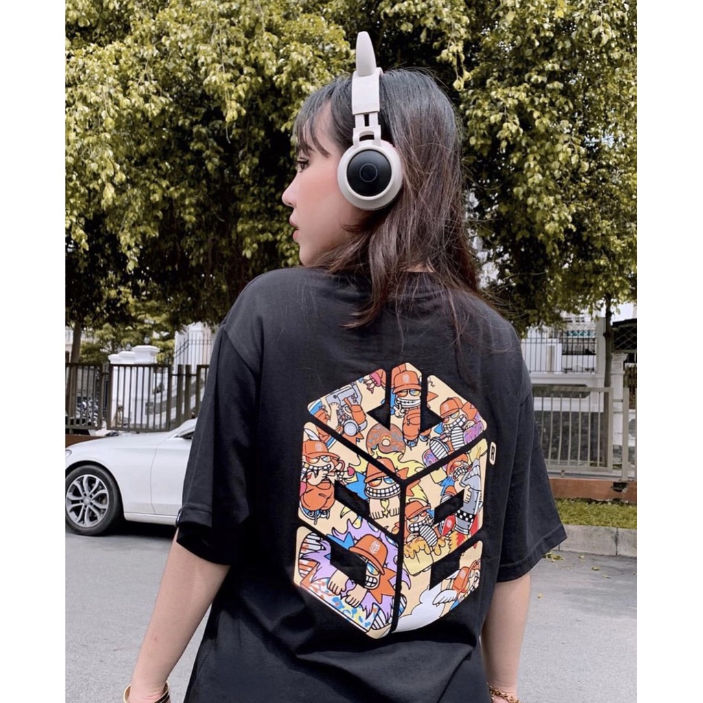 Áo thun tay lỡ form rộng SWE Mozzie Tee, hình in to và cực đẹp, có logo SWE ở tay, phong cách Unisex AL38 | BigBuy360 - bigbuy360.vn