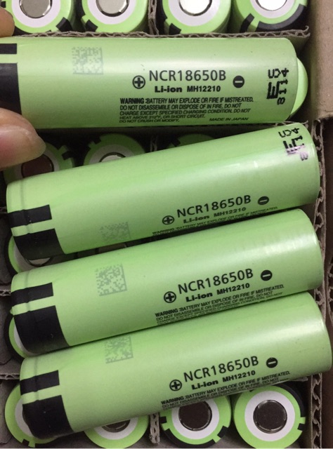 Pin Panasonic NCR18650B Mới dung lượng 3400mAh date 8/2018