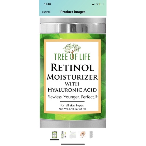Serum dưỡng da Vitamin C/Retinol/Hyaluronic Tree of Life 30ml/60ml USA