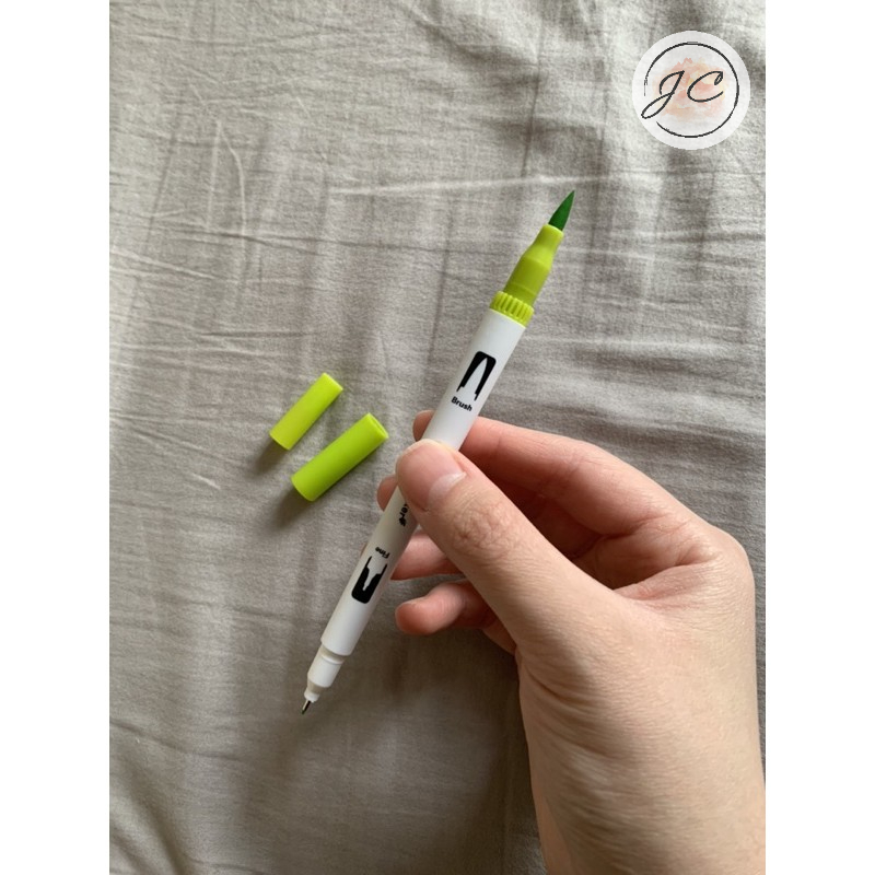 Set 24 Màu Bút Brush Màu - Dual Tip Brush Pen - Bộ 24 Cây Dual Tip Marker