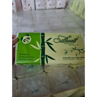 Khăn giấy rút 2 lớp Silkwell gói  280 tờ, 3 lớp Sợi Tre  130 tờ (Hàng chính hãng)