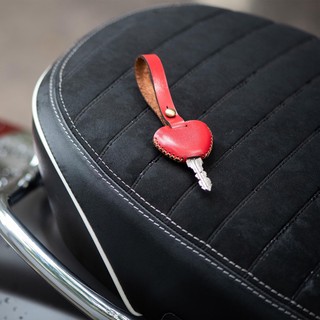 Bọc da chìa khoá vespa, liberty, zip chìa dẹt mỏng