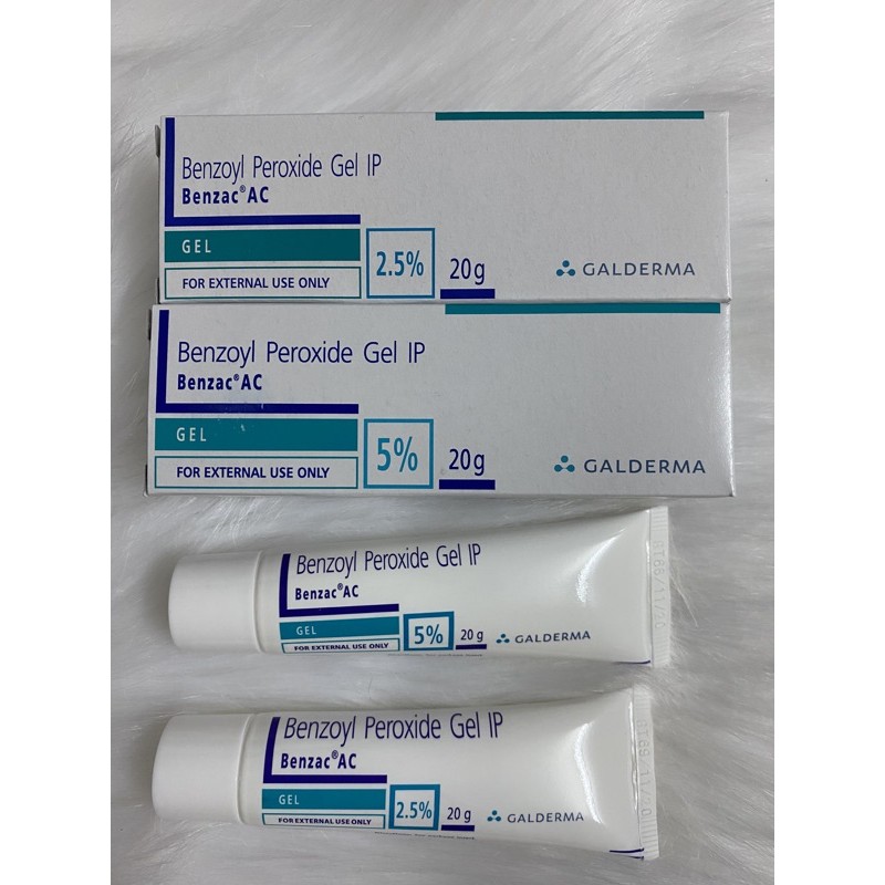 Benzoỳl Peroxìde Gel 2.5% & 5% loại bỏ các loại mụn | BigBuy360 - bigbuy360.vn