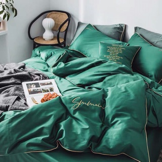 (SALE) Bộ chăn ga lụa Sumoi đơn sắc- mềm mát