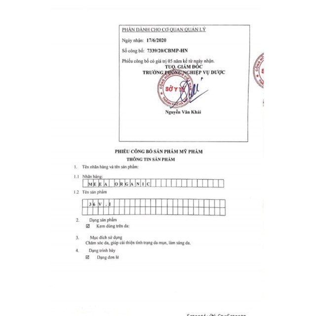 Kem Chống Nắng MeeA Organic Mini Chính Hãng