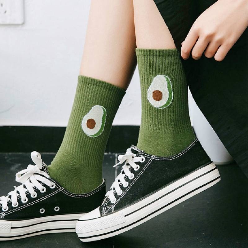 Tất Vớ Nam Nữ Cổ Cao Họa Tiết Trái Cây Và Thú Ngộ Nghĩnh mẫu ngẫu | BigBuy360 - bigbuy360.vn