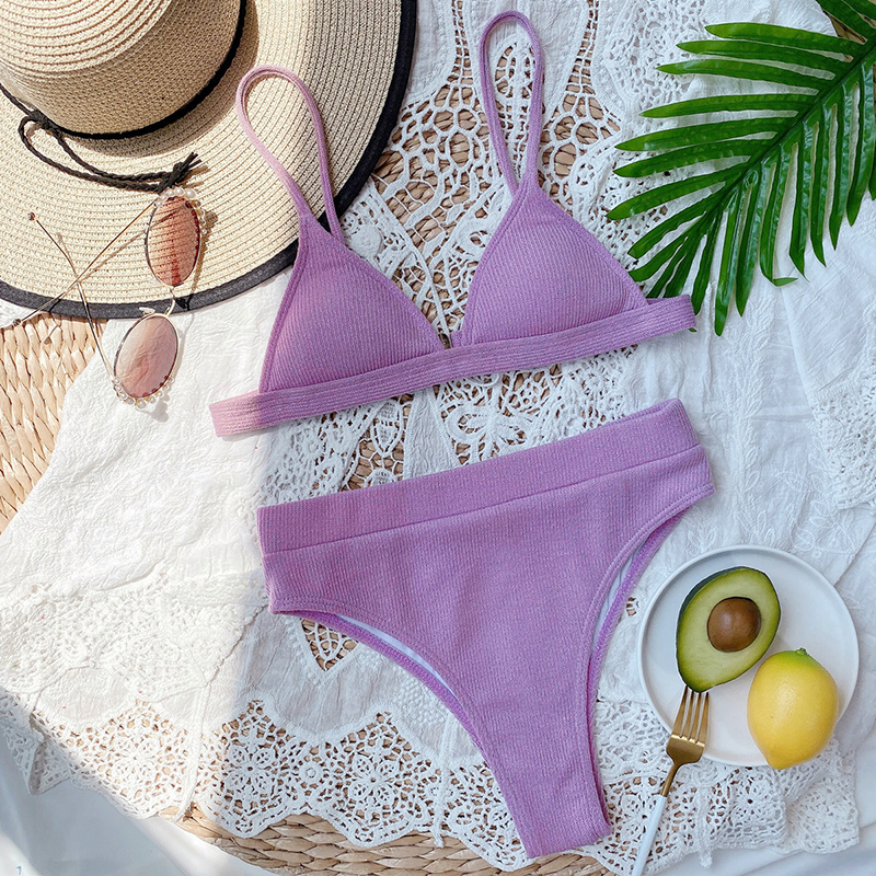 Bộ bikini 2 mảnh đi có miếng độn ngực cho phái nữ