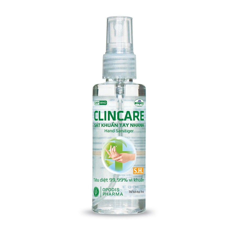 DUNG DỊCH SÁT TRÙNG BỀ MẶT CLINCARE S.H 500/70ml