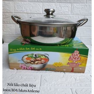 Nồi lẩu nắp kiếng 24cm (hàng tặng Anlene)