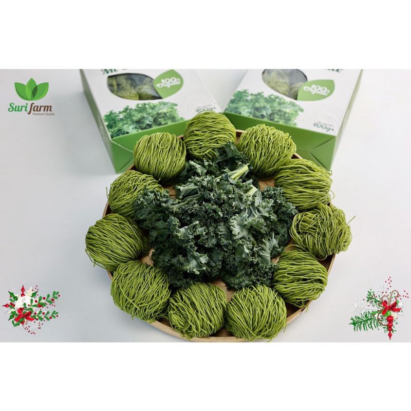 Giá rẻ nhất Mì rau cải Kale Organic gói 400g (mẫu mới)