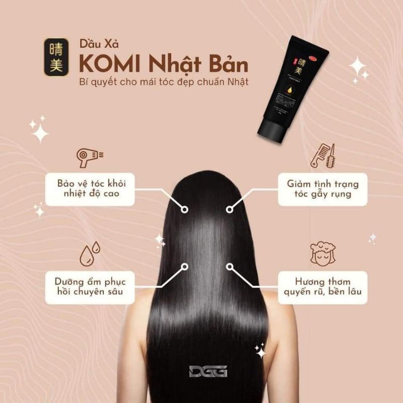 Dầu Xả Phục Hồi Và Giữ Màu Tóc Nhuộm KOMI Nhật Bản [CHINH HANG]