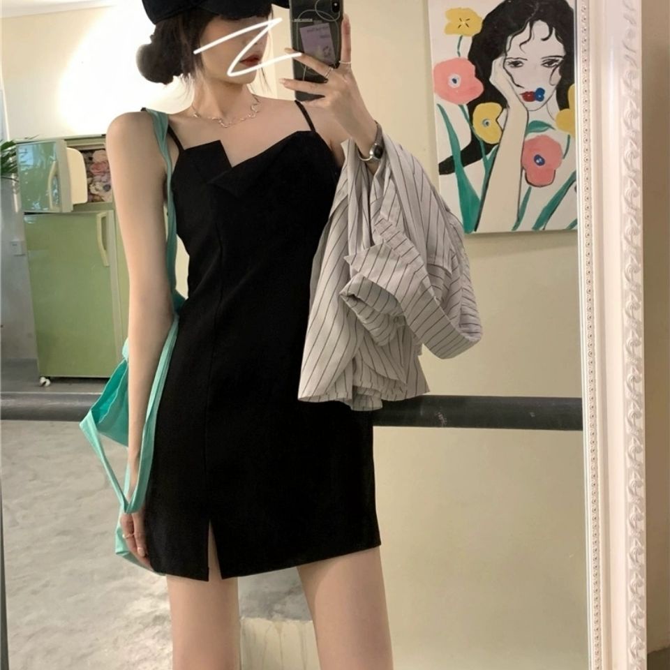 COZOK Đầm Không Tay Thiết Kế Độc Đáo Phong Cách Hàn Quốc