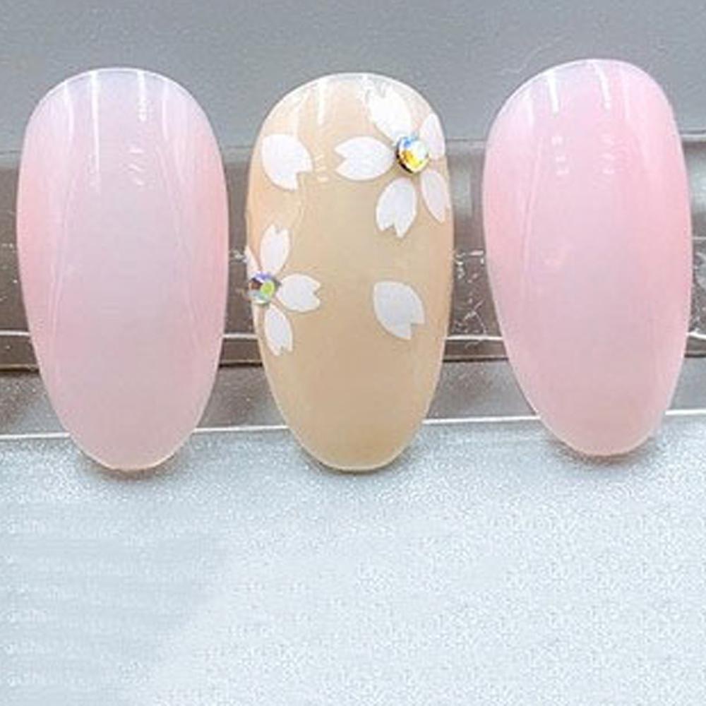 Miếng Dán Trang Trí Móng Tay Trong Suốt Họa Tiết Hoa Anh Đào Xinh Xắn DIY