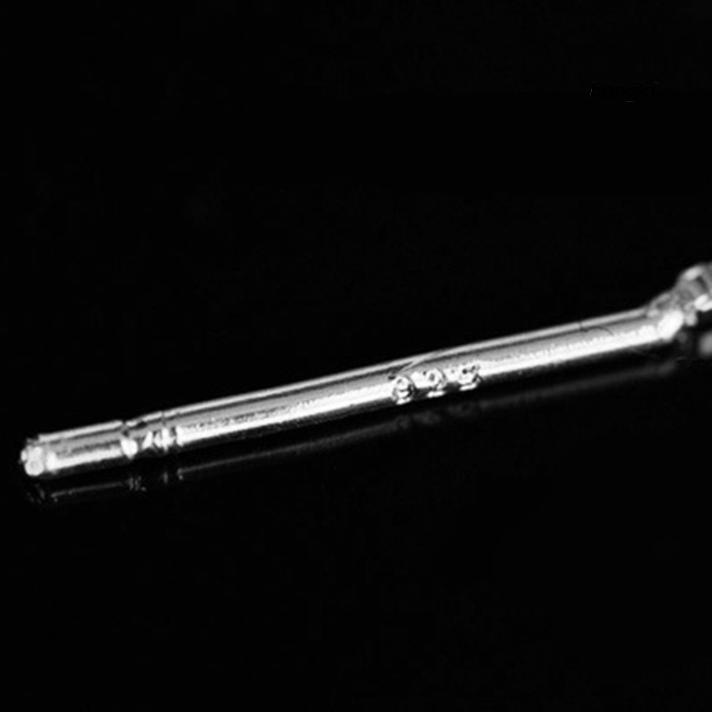 Bông tai nữ dáng dài mạ bạc đính đá zircon thời trang