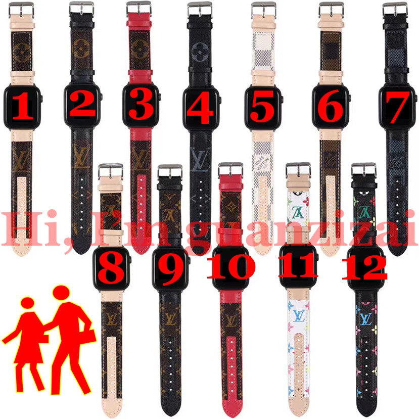 Dây Đeo Bằng Da Thật Cho Đồng Hồ Thông Minh Apple Watch 5 / 4 / 3 / 2 / 1, 38mm / 42mm / 40mm / 44mm