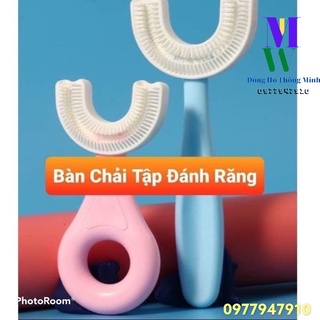 Bàn Chải Silicon Chữ U Dễ Dàng Đánh Răng Cho Bé 2 - 6 Tuổi Hàng Cao Cấp