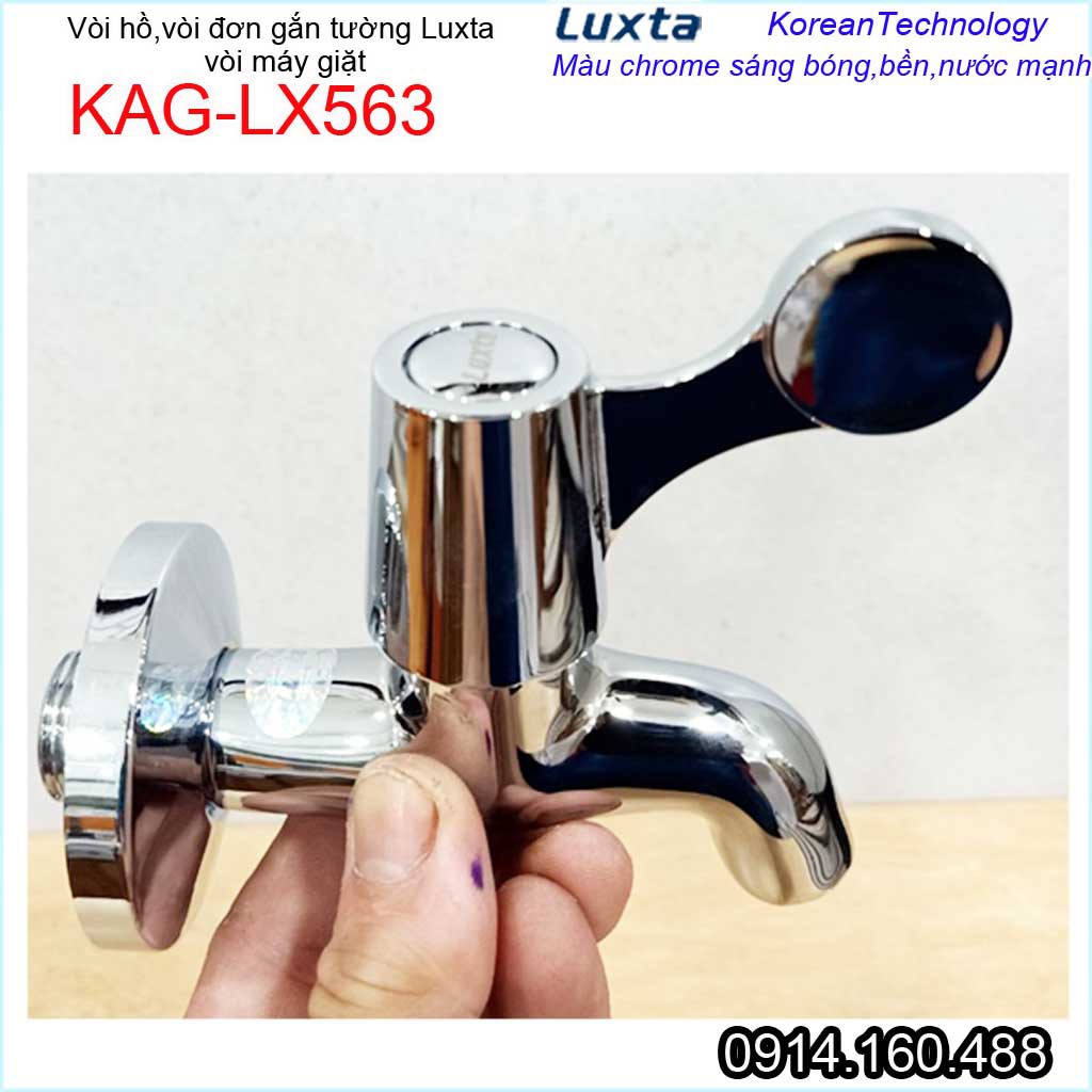 Vòi lạnh gắn tường, vòi đơn Luxta, vòi xả nước KAG-LX562-LX563-LX564-LX565_LX566