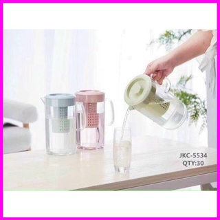 Bình đựng nước nhựa có lõi lọc trà 2000ml