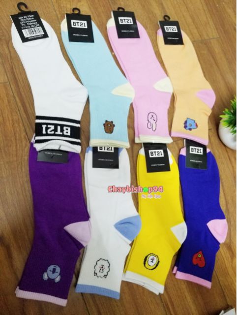 TẤT BT21 (cao cổ + ngắn cổ)