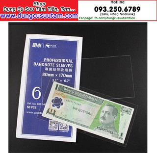 Túi đựng nilong đựng tiền giấy size 6 kích thước 8cm x 17cm (gồm 50 phơi đựng được 50 tờ tiền) Chưa Có Đánh Giá