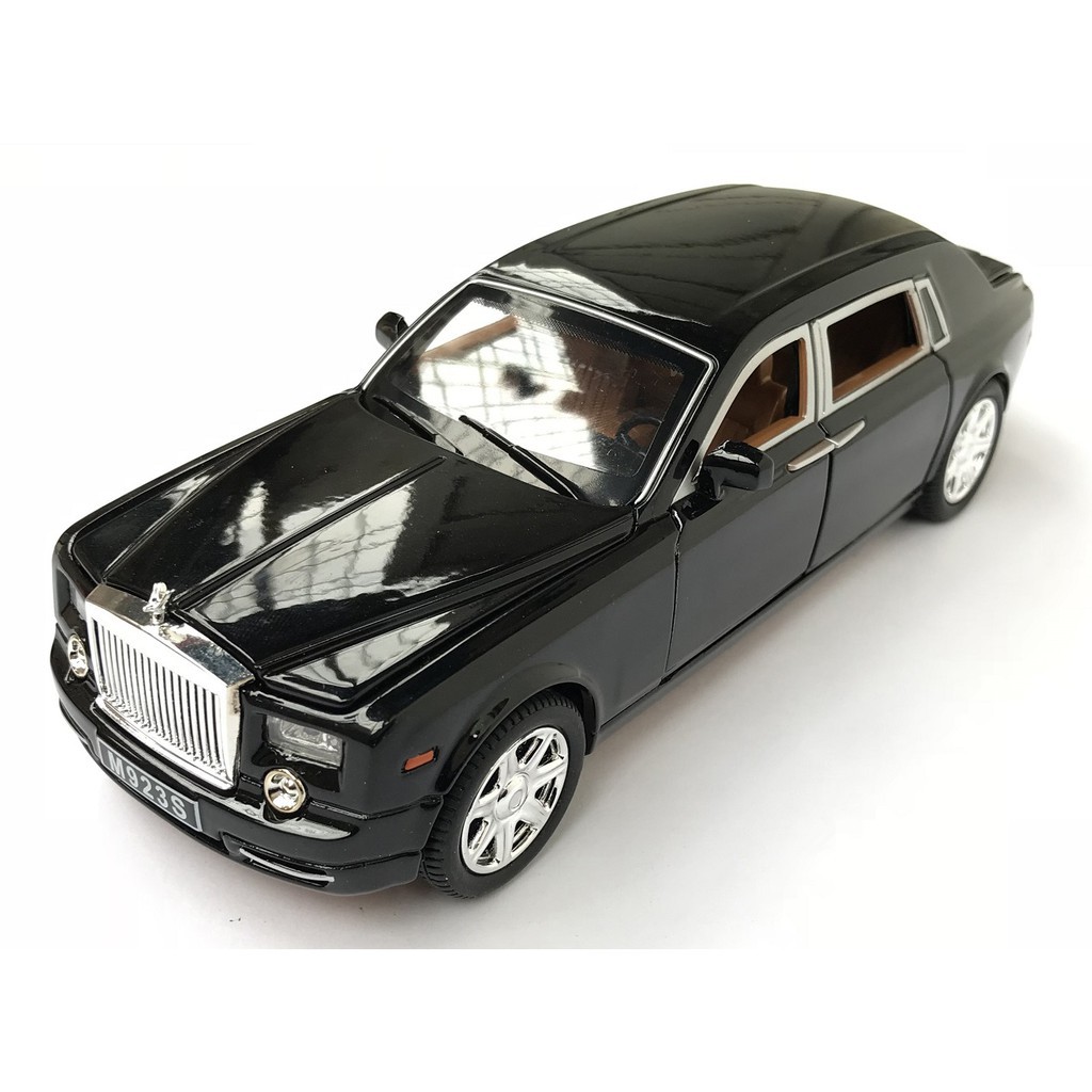 Xe mô hình tĩnh Rolls Royce Phantom tỉ lệ 1:24 khung thép, sơn tĩnh điện màu Đen