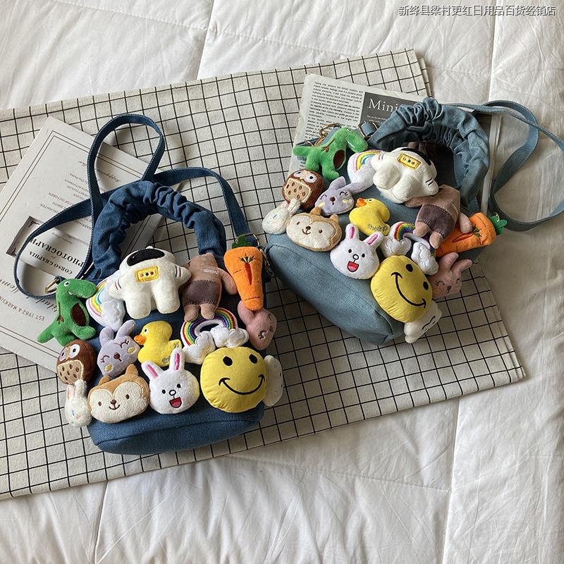 Túi Xách Vải canvas In Hoạt Hình Dễ Thương Thời Trang Cho Nữ 2021