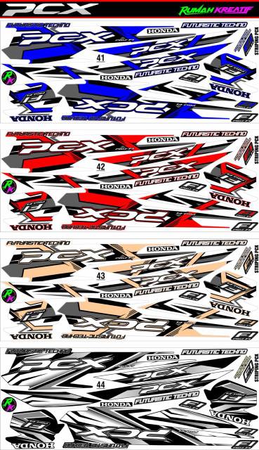 Dải Dán Trang Trí Xe Honda Pcx 2018 2019 2020 / Honda Pcx 150 / Variation Honda Pcx / Honda / Pcx 150 / New Pcx Variations