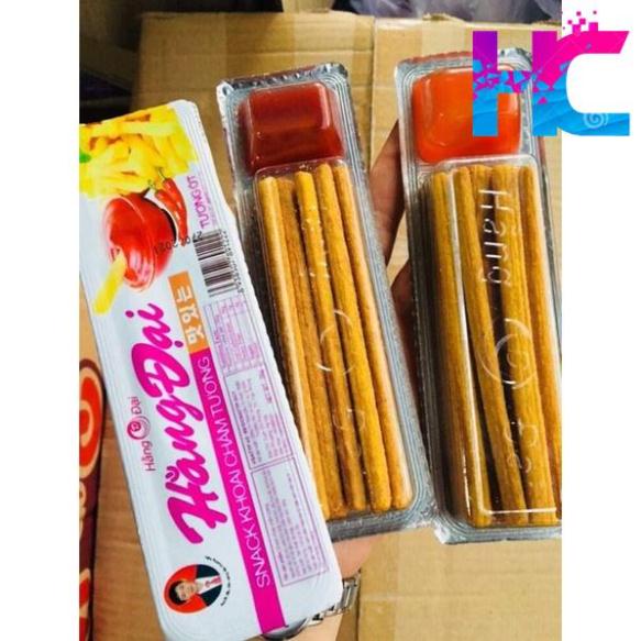 Snack khoai chấm tương - Đồ ăn vặt - hang_chuan