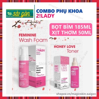 COMBO Bọt rửa  + Xịt thơm vùng kín 2!LADY