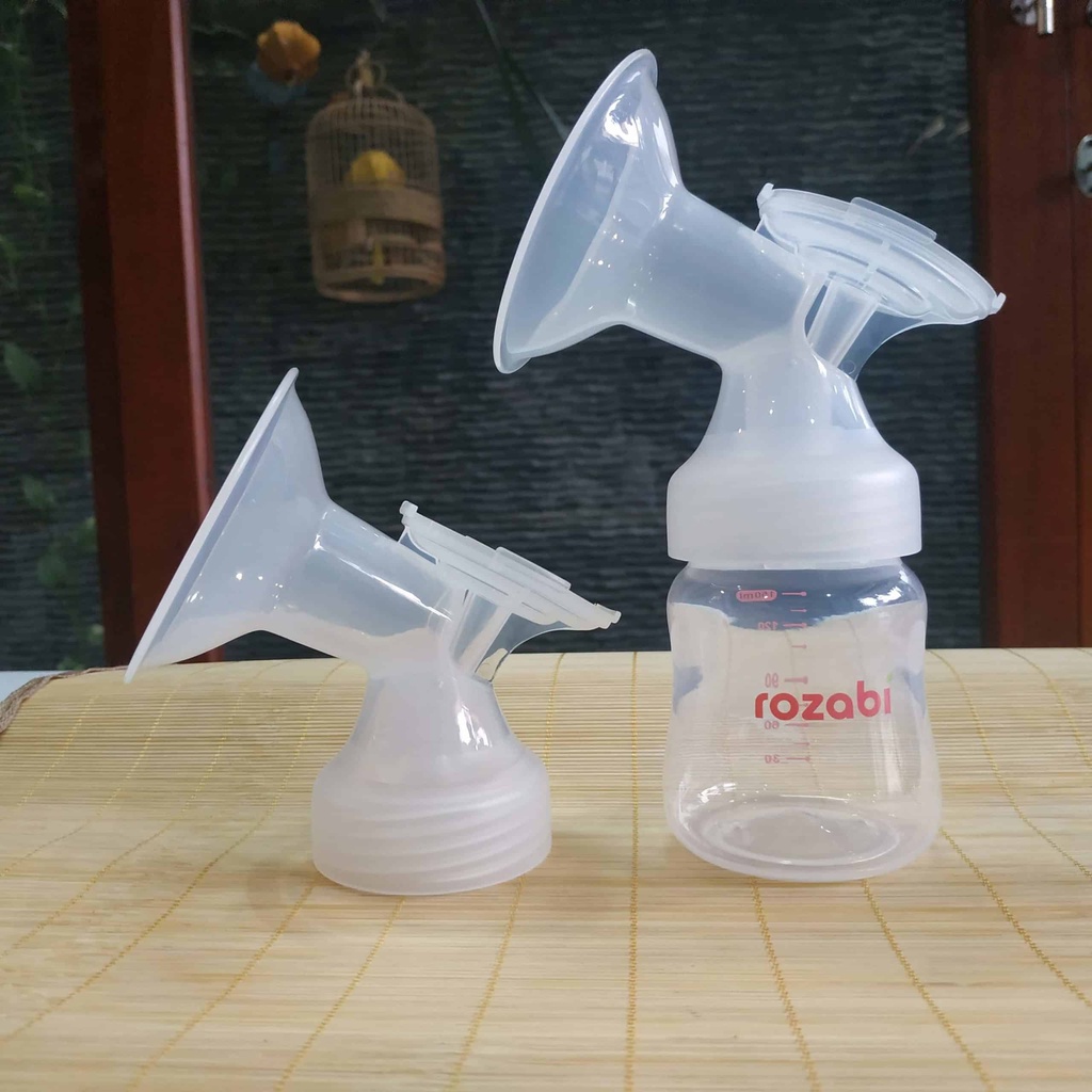 Cổ bình và phễu của máy hút sữa Rozabi Compact (không có nắp trên)