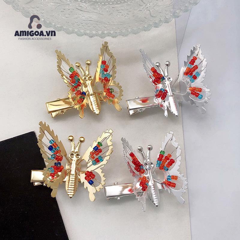 ✨✨Kẹp Tóc Hình Bướm Có Tua Rua Mới