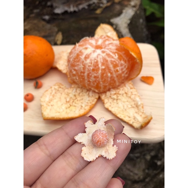 Set quýt thu nhỏ bằng đất sét