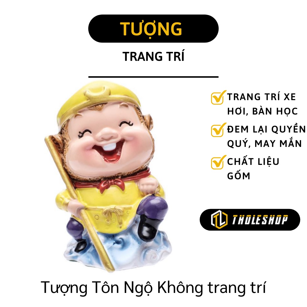 Tượng Phong Thủy - Tượng Tôn Ngộ Không Trang Trí Xe Hơi, Bàn Làm Việc 9104