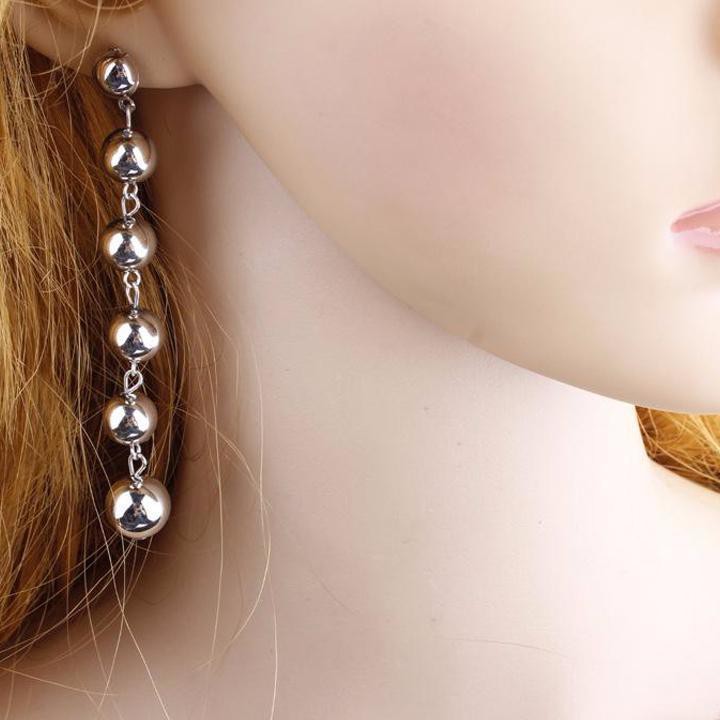 Khuyên tai nữ viên tròn nối bông tai thời trang cá tính phong cách Hàn Quốc quà tặng xinh xắn dễ thương