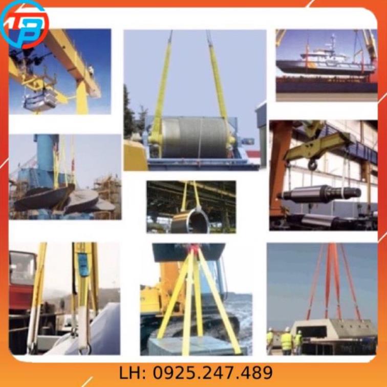 [GIÁ SỈ] Dây Cáp Vải Cẩu Hàng 3 Tấn (Dây Bẹ- Đủ Size)  - Cáp Thép Thái Bình Vina