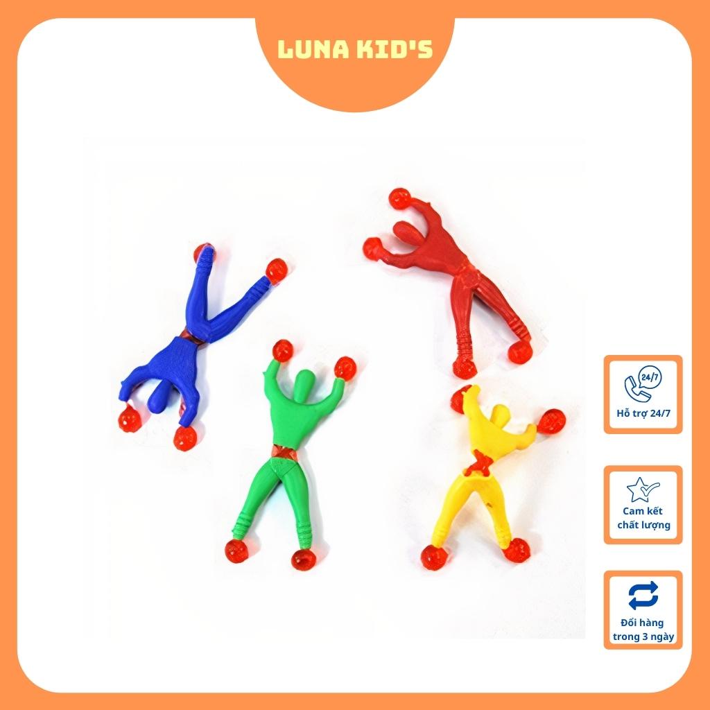 Người Nhện Leo Tường, Đồ Chơi Siêu Nhân Leo Tường, Nhện Biết Bò Và Ném Dính Tường Vui Nhộn Nhiều Màu Sắc Luna Kid's