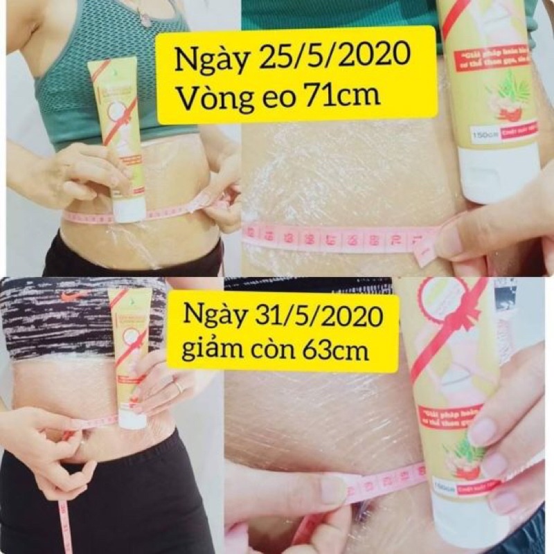 Kem Tan Mỡ Ngân Bình 150gr Chiết Xuất Gừng Ớt chính hãng giu giảm mỡ bụng , eo thon , giãm mỡ cơ thể
