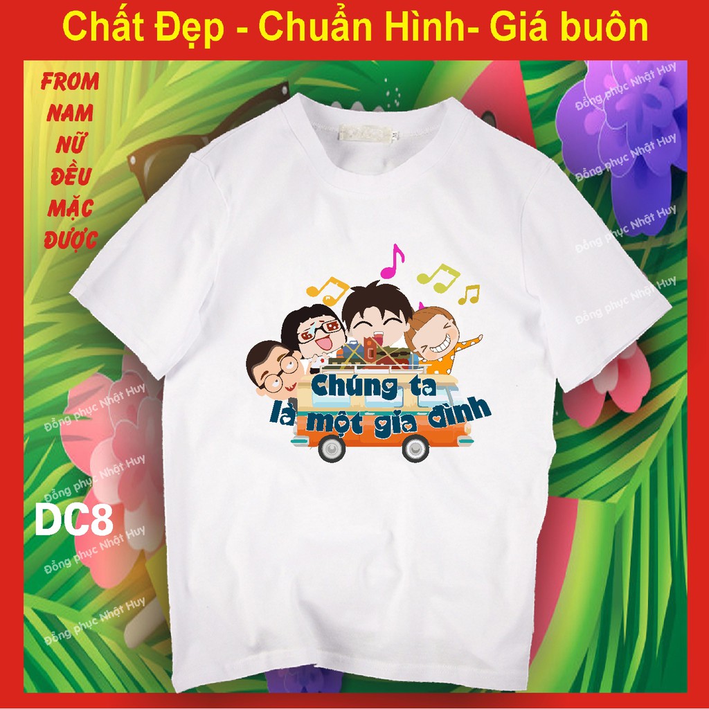 áo nhóm đi chơi DC6, du lịch,biển, phông, thun,cotton, một gia đình là chơi hết mình