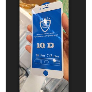 Kính cường lực full màn 10d dành cho iphone 7 plus / 8 plus